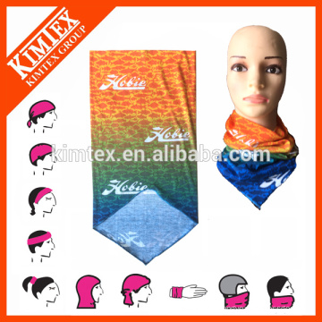 Multi tube customized polyester seamless scarf headwear
